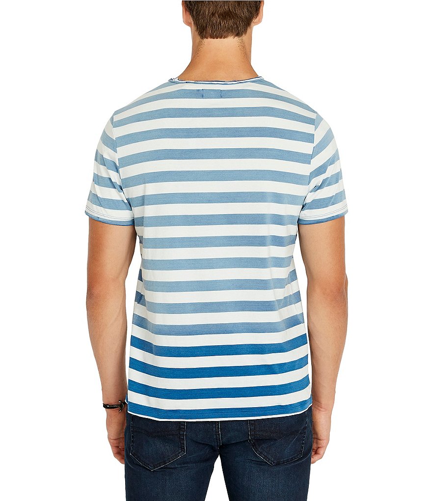 Buffalo David Bitton Kabulk Striped Short-Sleeve T-Shirt