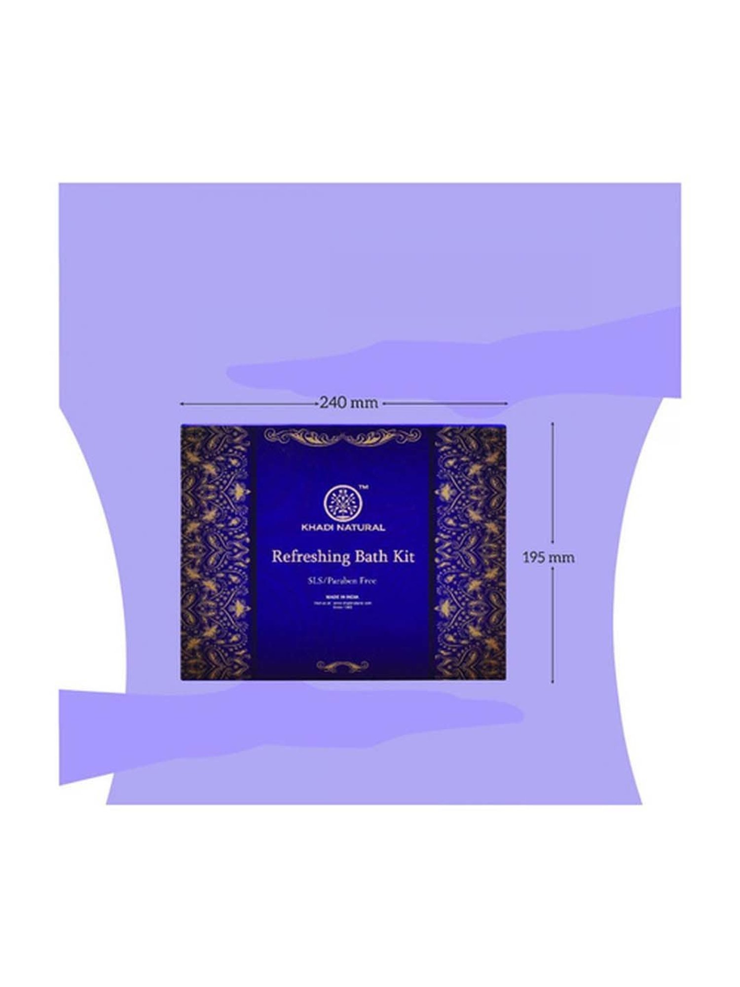 Khadi Natural Herbal Refreshing Bath Kit - 500 gm