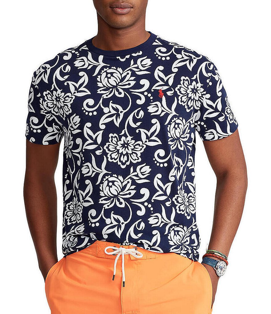 Caribbean Big & Tall Screen Print Short-Sleeve Tee