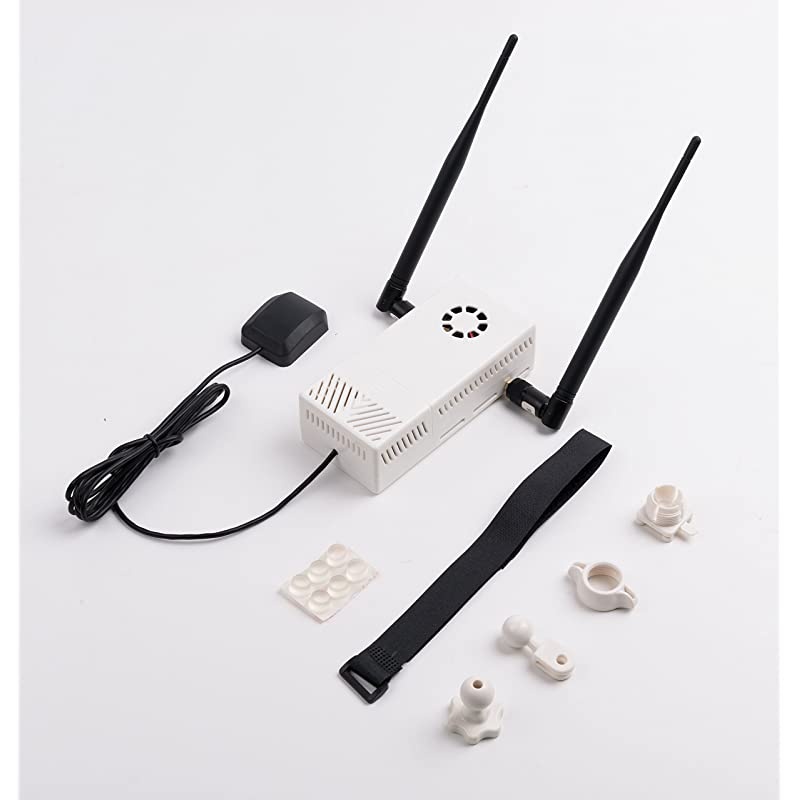 V3 Case Dual Fans for Stratux ADS-B Kit Fits AHRS Module and GPYes (Clear)