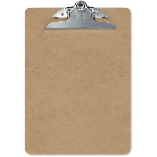 Rec Wood Clipboard Ltr 9"x121-1/2" 3/PK Brown