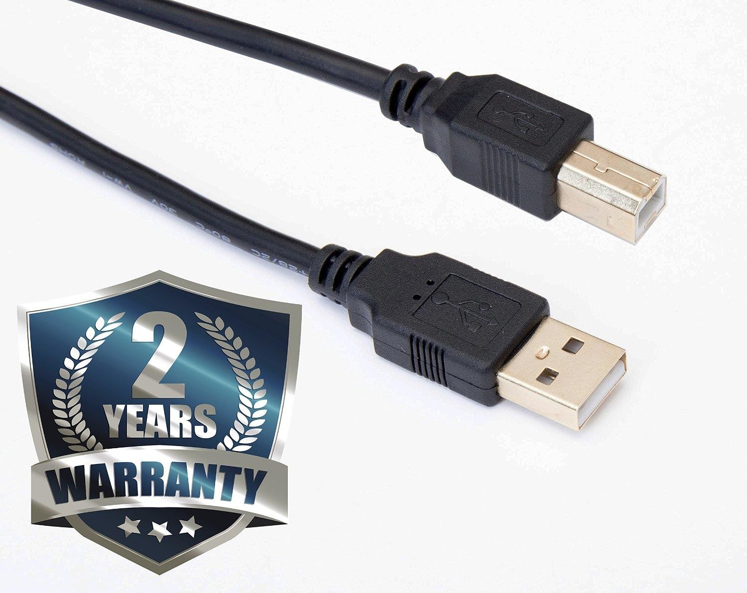 OMNIHIL High Speed 2.0 USB Data Cable for Yamaha THR5 10-Watt Desktop Guitar Combo Amplifier USB Cable