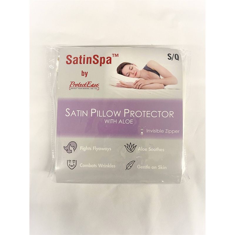 Bed Pillow Protector (Euro) White - Allerease