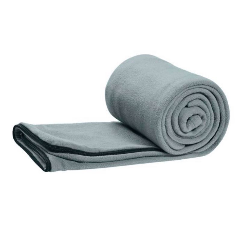 Coleman Strat 50 Degree Fleece Sleeping Bag - Gray