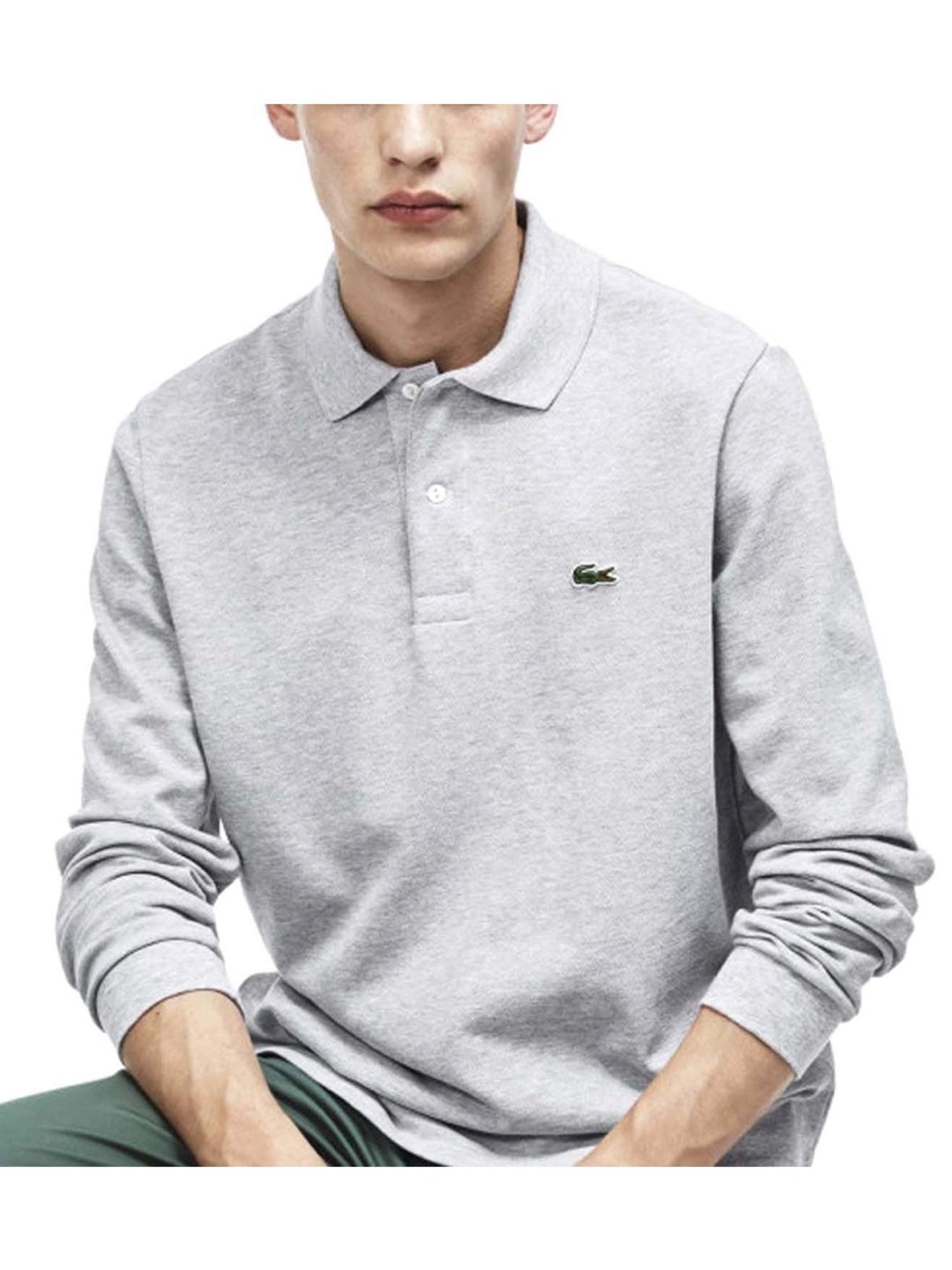 Lacoste Grey Regular Fit Polo T-Shirt