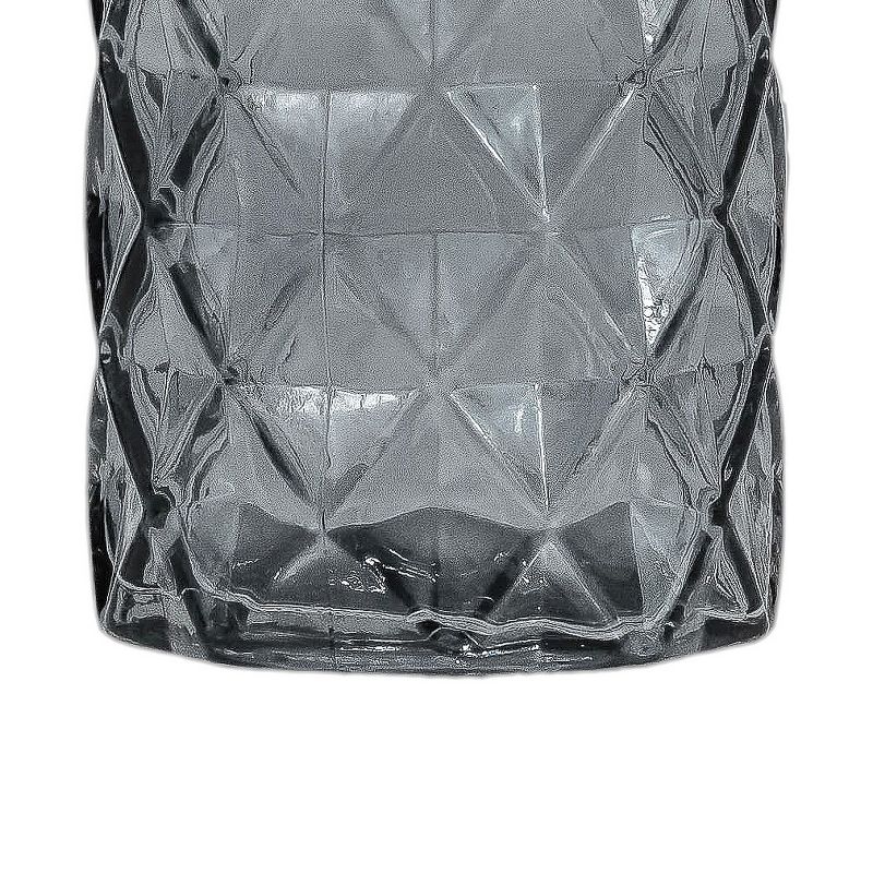 Amici Home Diamond Soap Pump Gray, Set of 2, 12oz