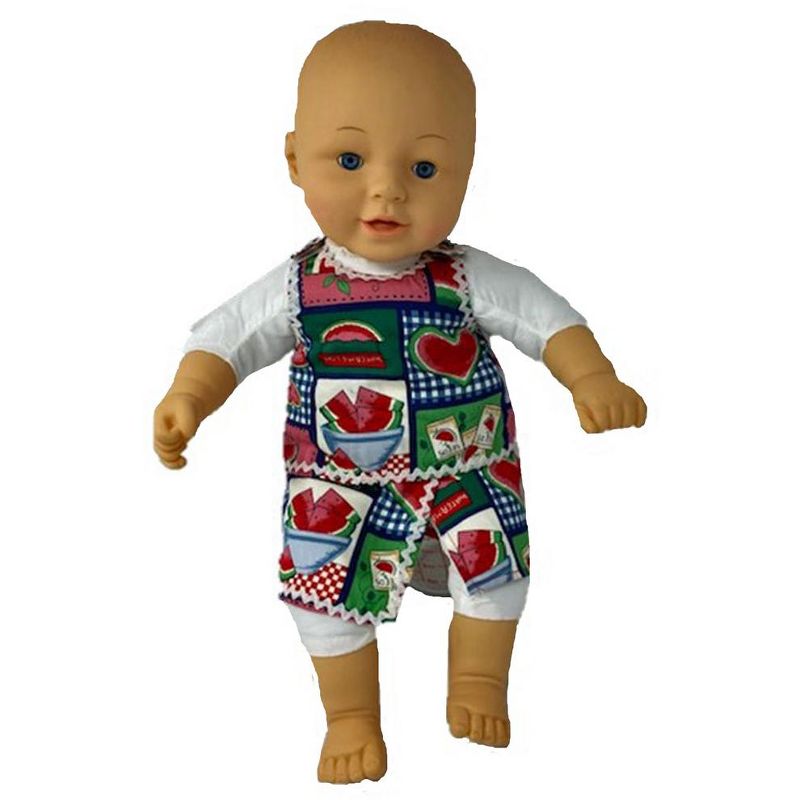 JC Toys Lil' Cutesies Twins 8.5" All Vinyl Baby Doll with Stroller