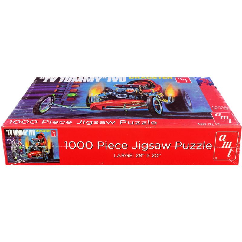 Jigsaw Puzzle "TV Tommy" Ivo Dragster MODEL BOX PUZZLE (1000 piece) by AMT