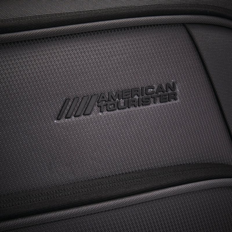 American Tourister 29'' Axion Checked Softside Suitcase - Black