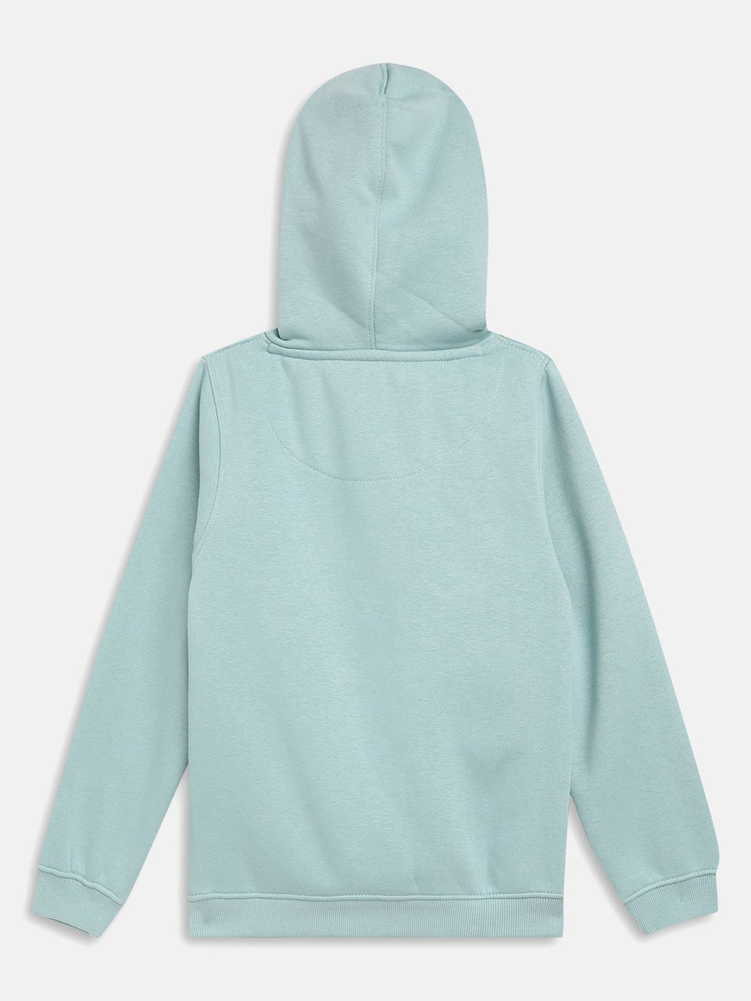 METTLE Kids Light Blue Printed Full Sleeves Sweatshirt with Joggers