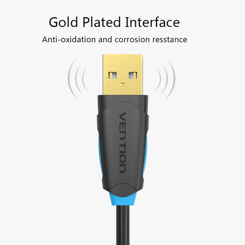 Vention USB Extension Cable,USB 3.0 A Male to A Female USB Extender Data Transfer Cable for USB Flash Drive, Card Reader, Hard Drive, Keyboard, Printer, Camera