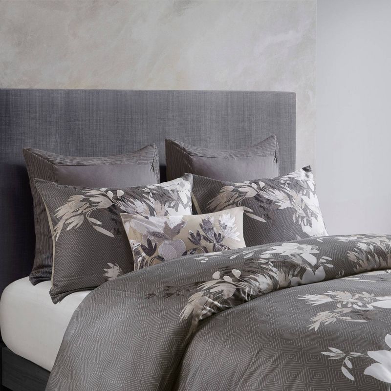 12"x20" Oversize Odessa Cotton Lumbar Throw Pillow Neutral - N Natori