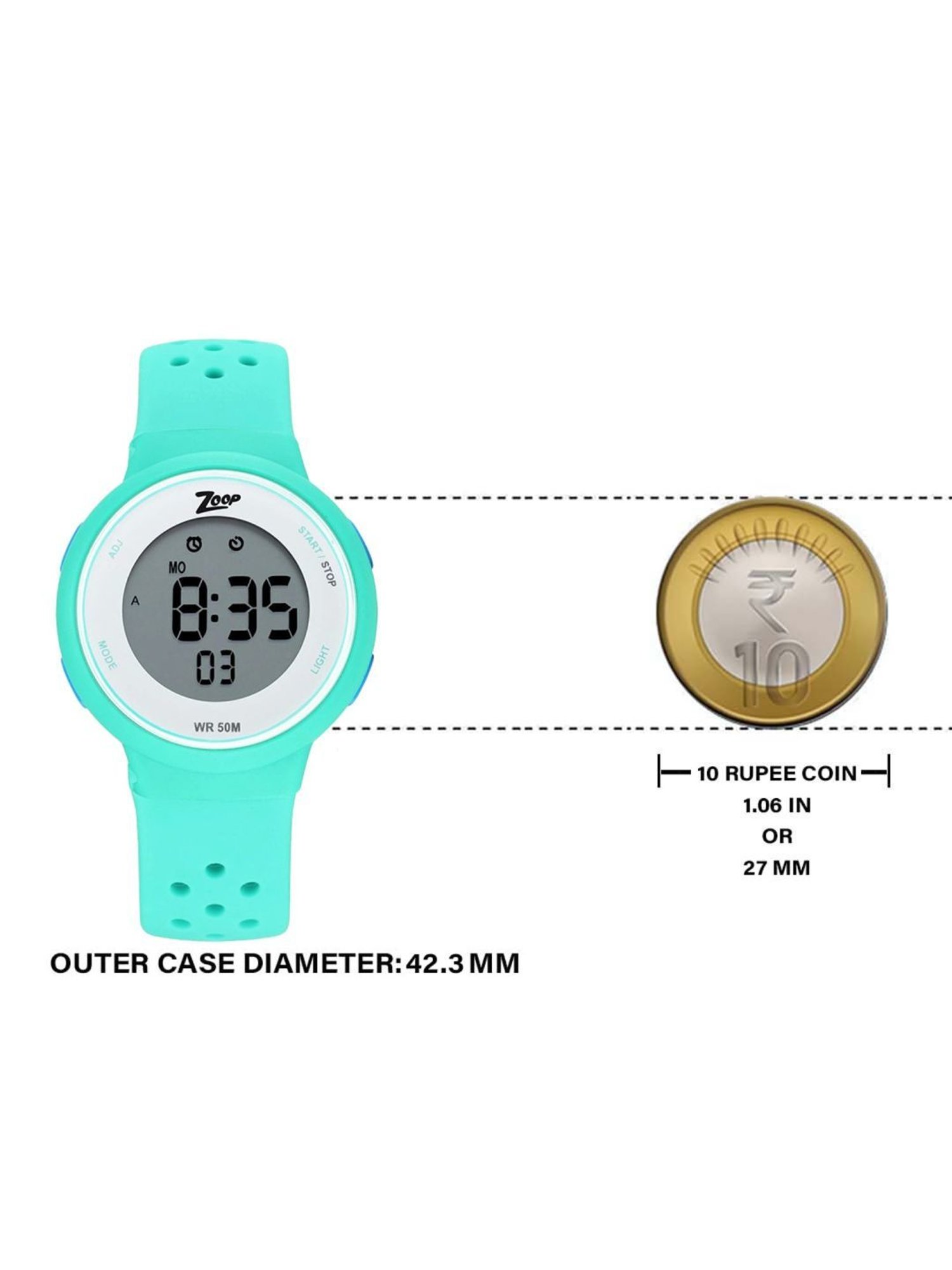 Zoop NS16017PP01 Unisex Digital Watch