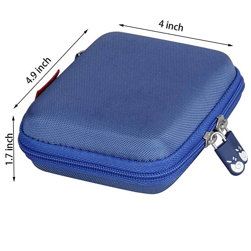 Hard EVA Travel Case for Anker PowerCore 13000 Portable Charger - Compact 13000mAh 2-Port Ultra Portable Phone Charger Power Bank by  (Blue)
