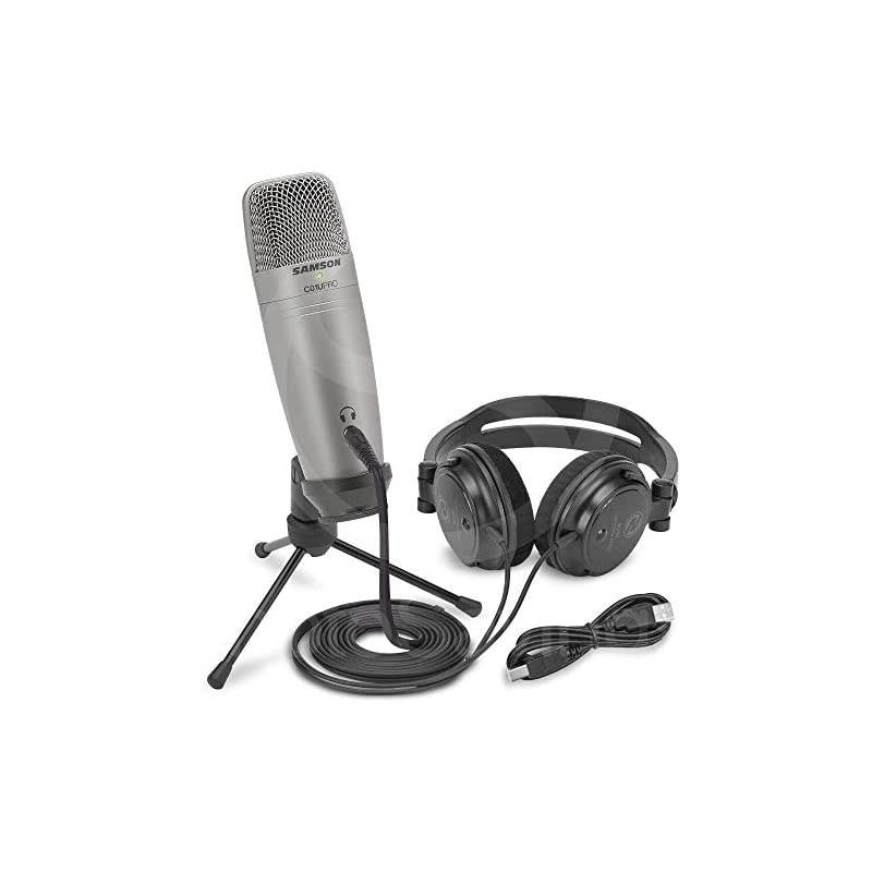 C01U Pro Recording Pack with USB Studio Microphone Headphones and Software