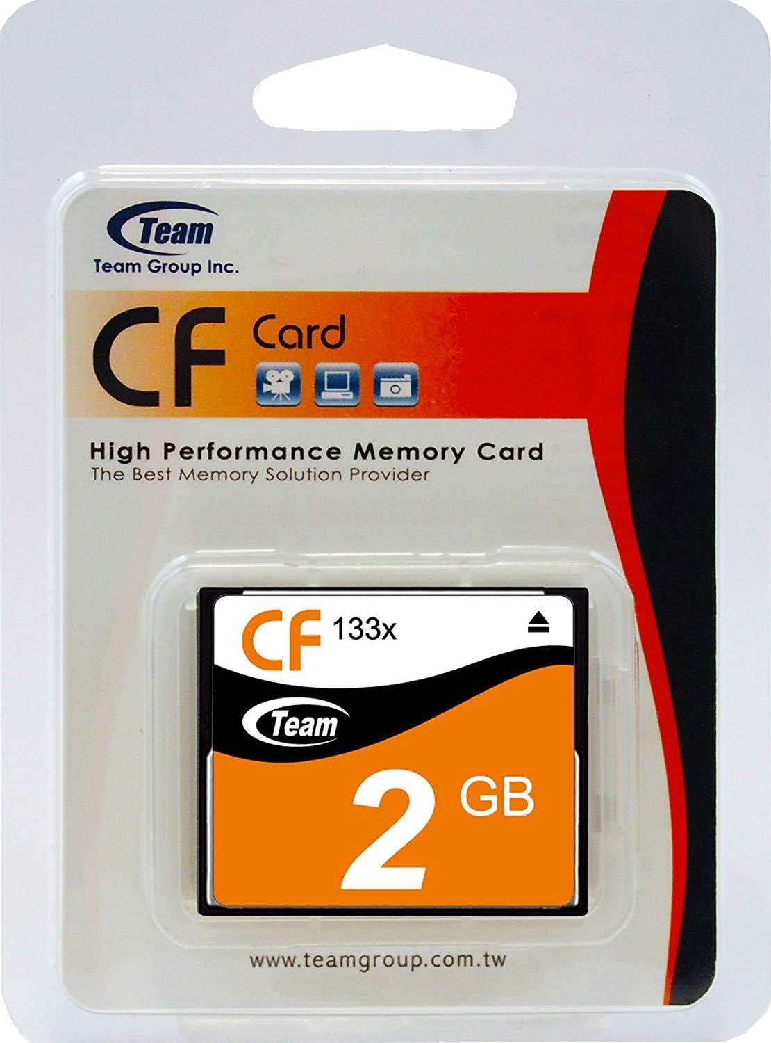 2GB Team CF Memory Card High Performance 133x For Nikon CoolPix 2000 2500 3100. This Card Comes with Lifetime Warranty.