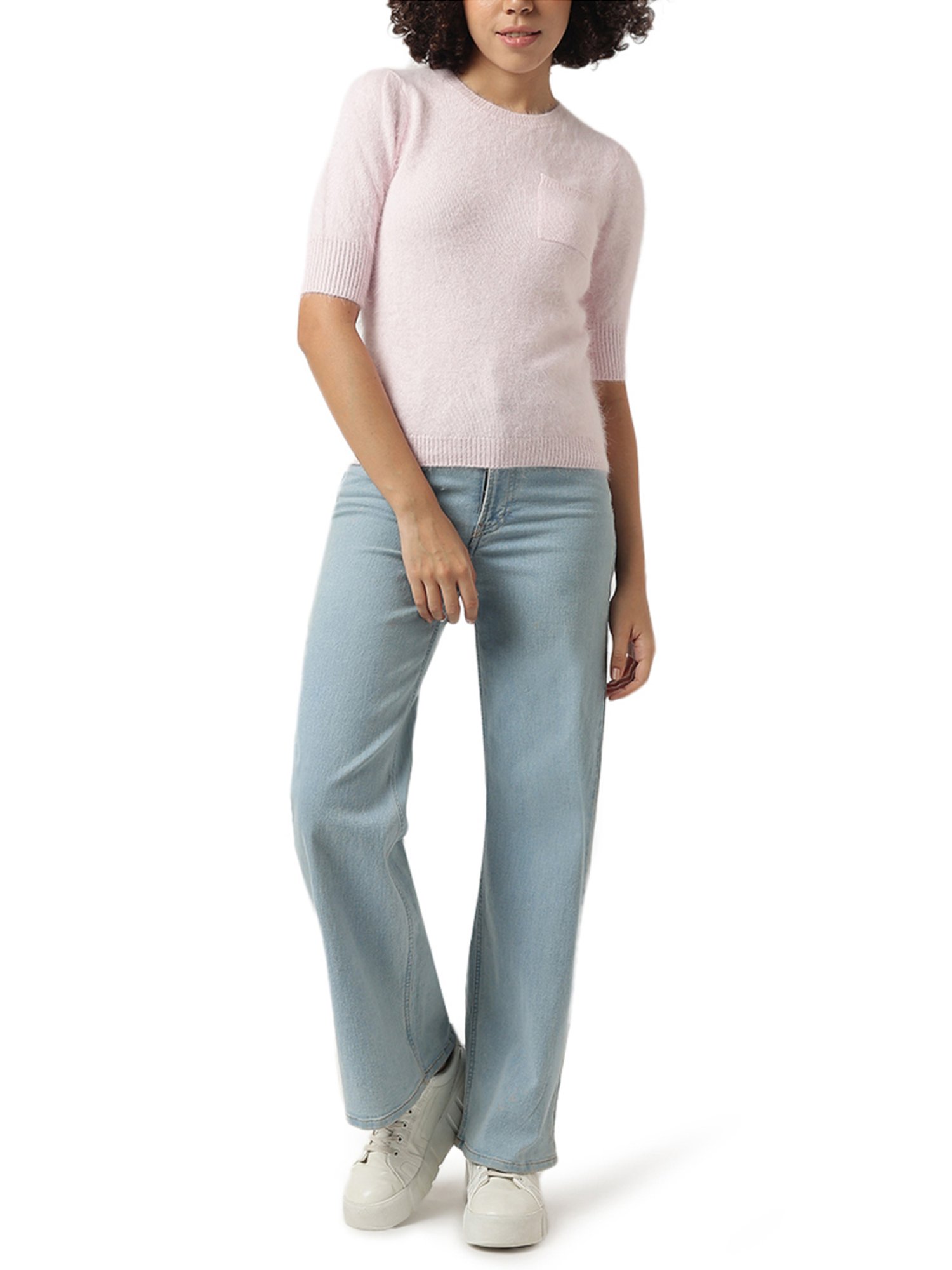 Liu Jo Barley Pink S & A Regular Fit Sweater