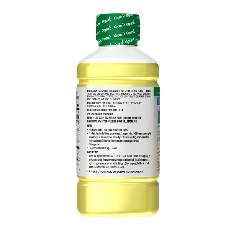 Pedialyte Organic Oral Electrolyte Solution - Crisp Lemon Berry - 33.8 fl oz