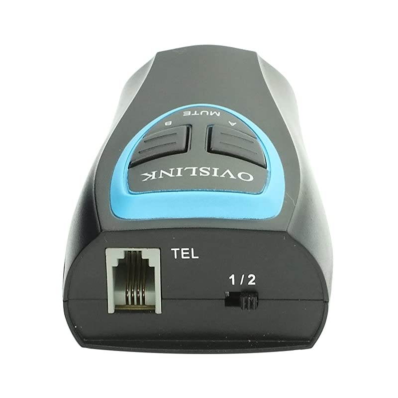 Call Center Headset Training Adapter Compatible with All RJ9 Headsets, Included Wireless headsets | Connect 2 RJ9 headsets to 1 Telephone | Mute Buttons for Each of The Headsets