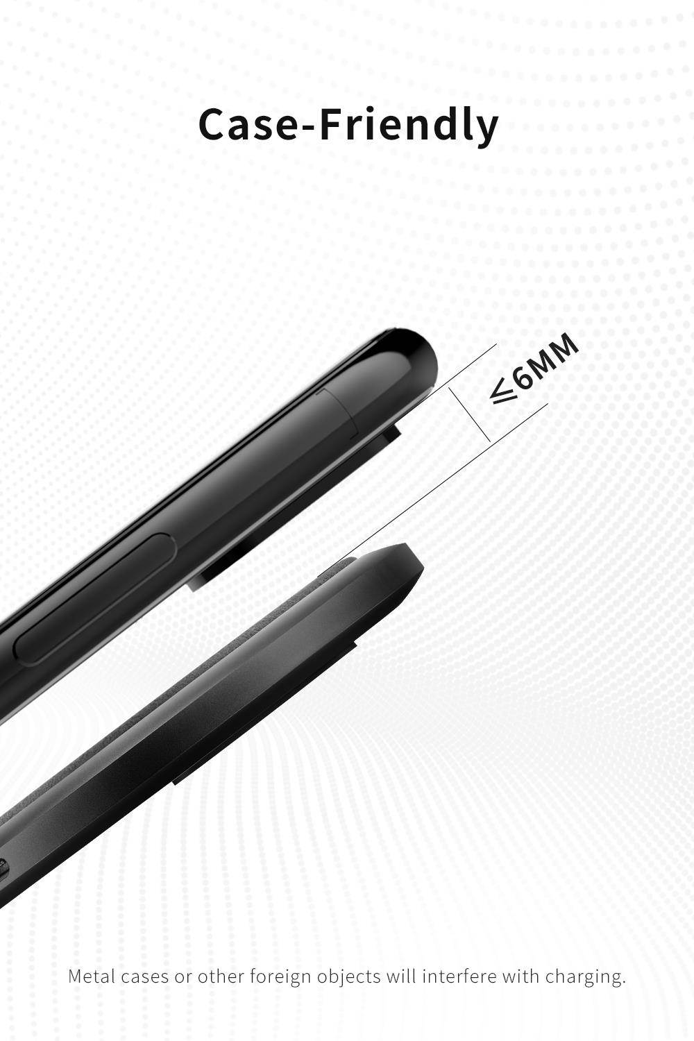 Zendure Q4 (Aluminum shell + Alcantara cover) Wireless Charger - Black