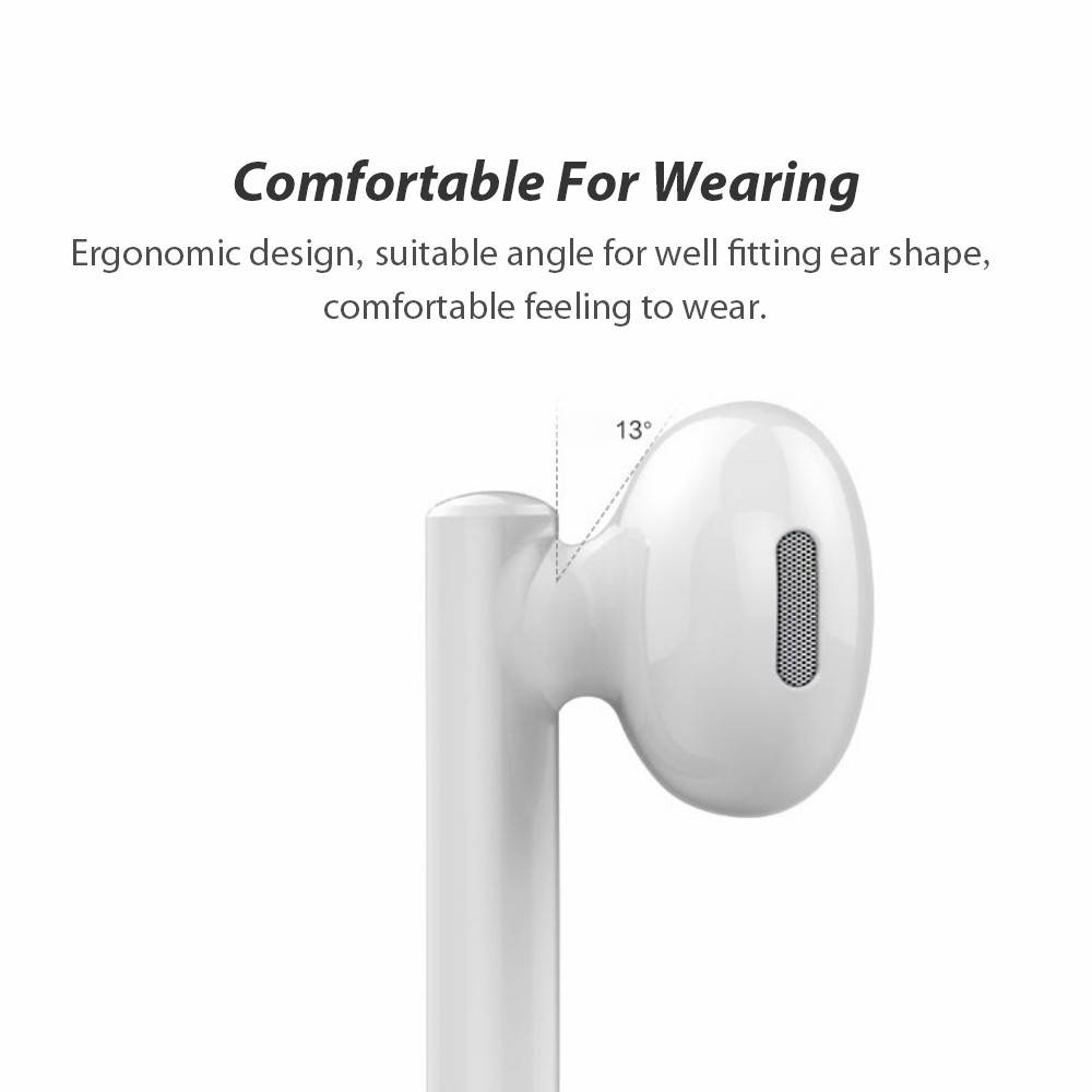 Original HUAWEI Honor Earphone AM115 Wired Half In-ear Headset 3.5mm Jack With Microphone Volume Control For Huawei P10 P20 Lite Mobile Phones Tablet Computer