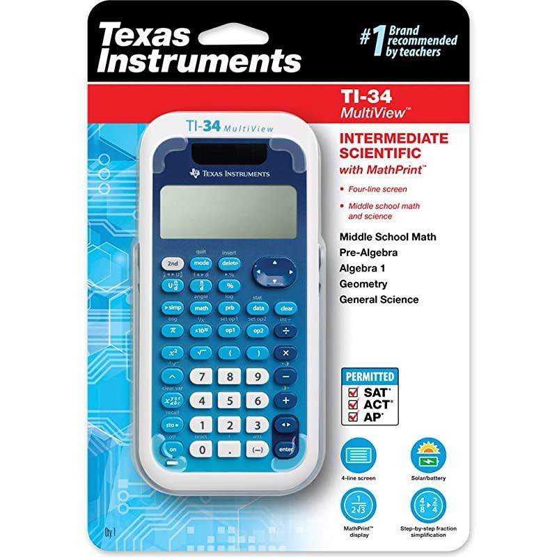 TI34 MultiView Scientific Calculator