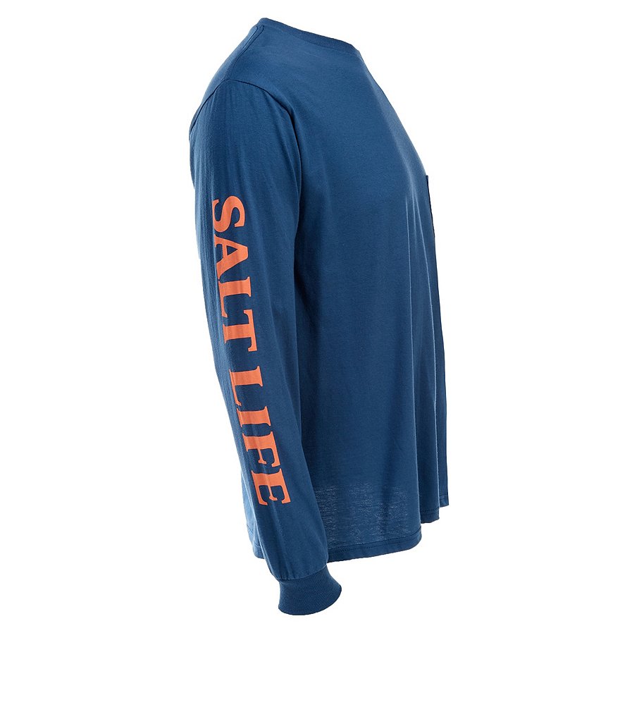 Salt Life Salty Mate Long-Sleeve Pocket Tee