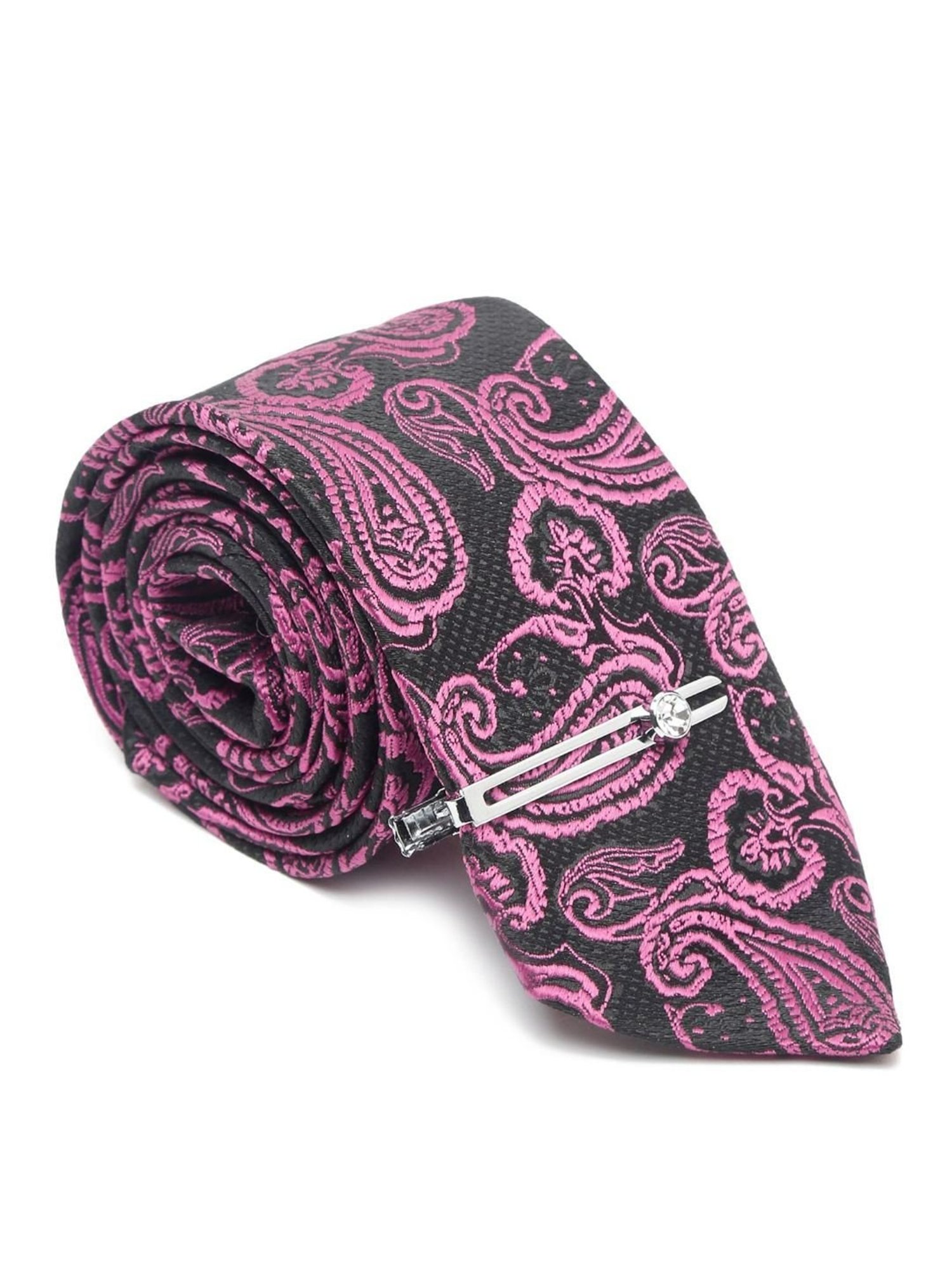 Louis Stitch Purple Embroidered Necktie Gift Set - Set of 5