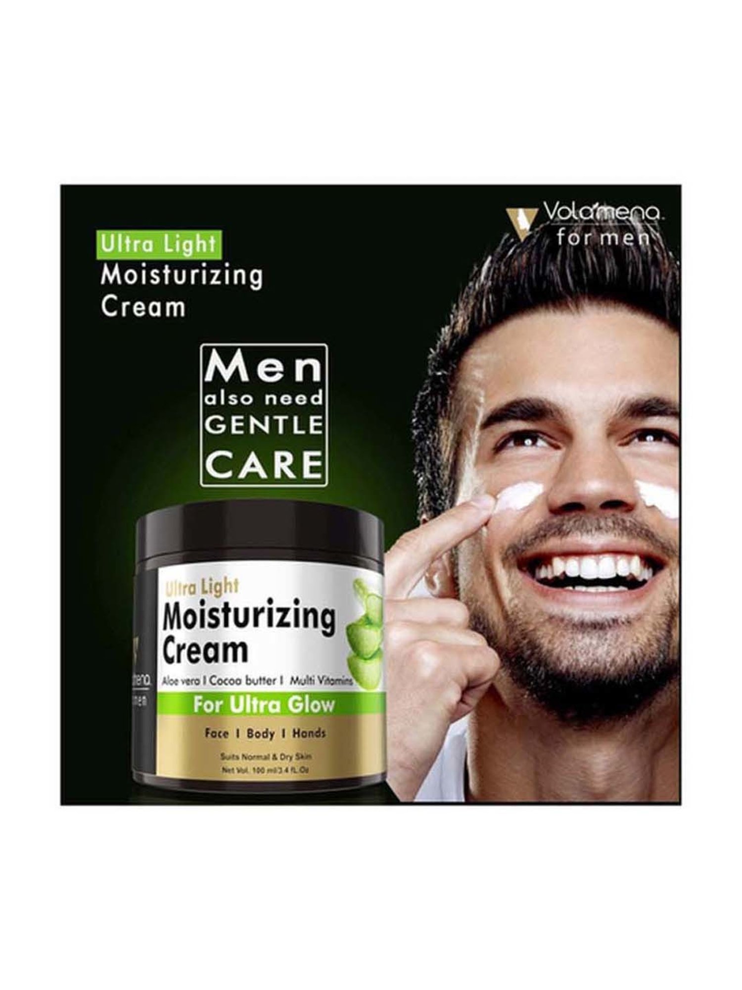 Volamena Ultra-light Moisturizing Cream for Men - 100 ml