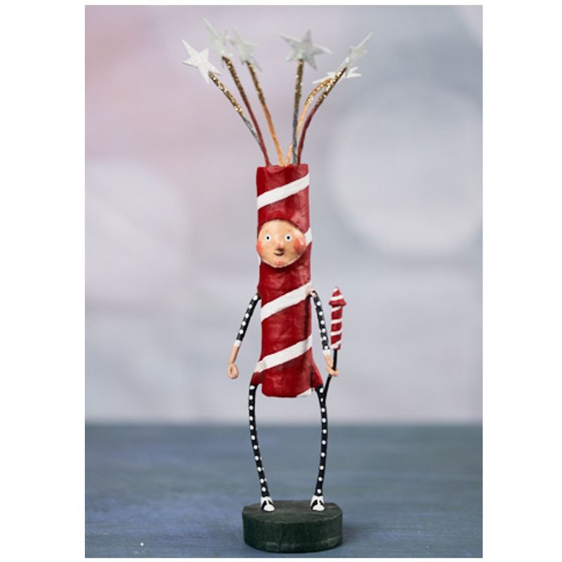 Lori Mitchell 10.0" Sparky Patriotic July 4 Firecracker  -  Decorative Figurines