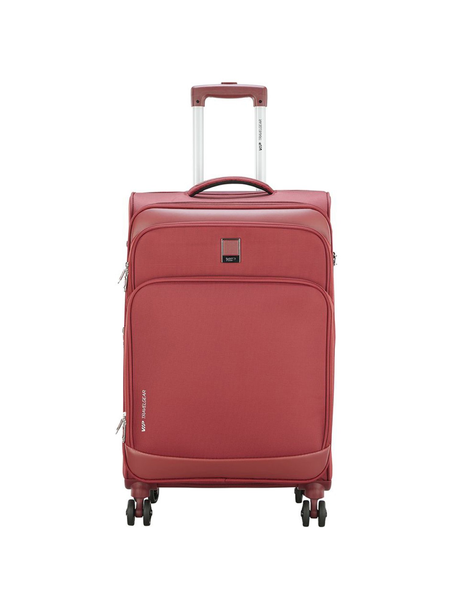 VIP Ultimus Red Solid Soft Medium Trolley Bag - 30 cm