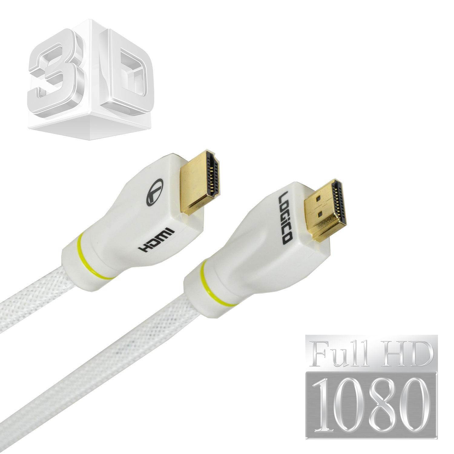 Premium  HDMI Cable 3 FT 1.4 1080P Ethernet-Audio Return 3D DVD PS3 XBOX HDTV