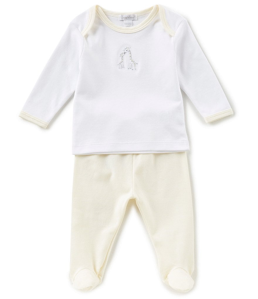 Kissy Kissy Baby Newborn-9 Months Giraffe Generations Top & Pants Set