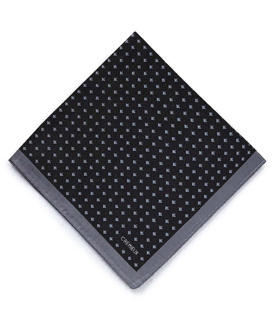 Cremieux 4-Square Woven Silk Pocket Square