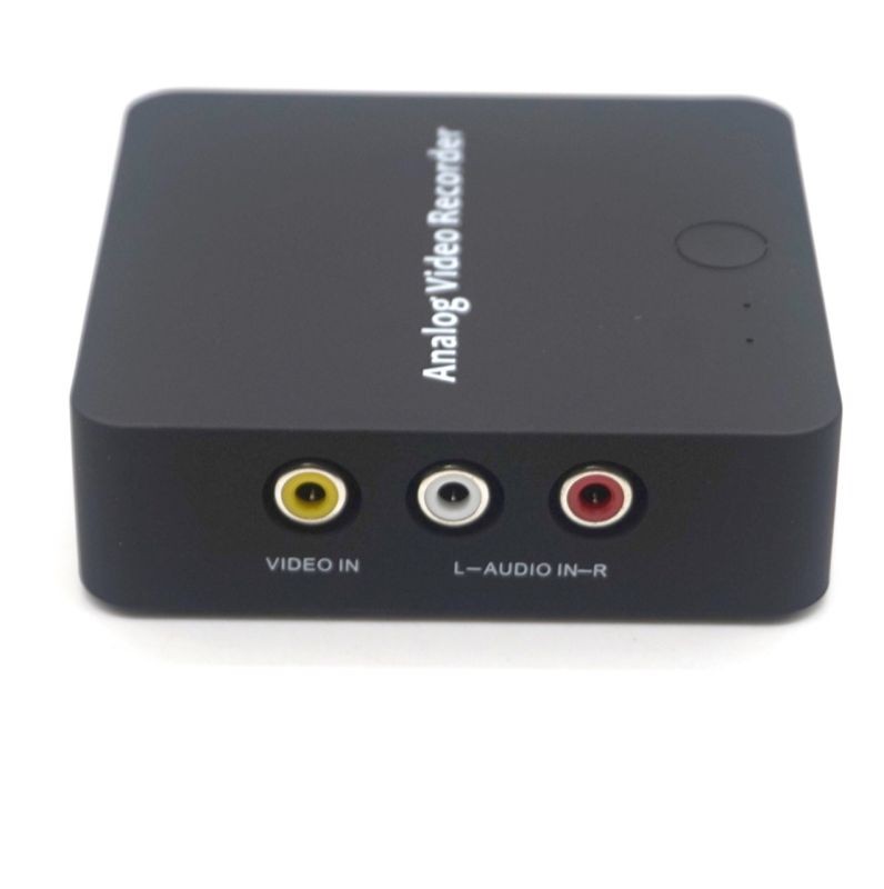 Plugadget VHS Digital Converter Video Recorder Device for VCR DVD DVR Camcorder AV Tape TO SD Media Analog File Digitizer