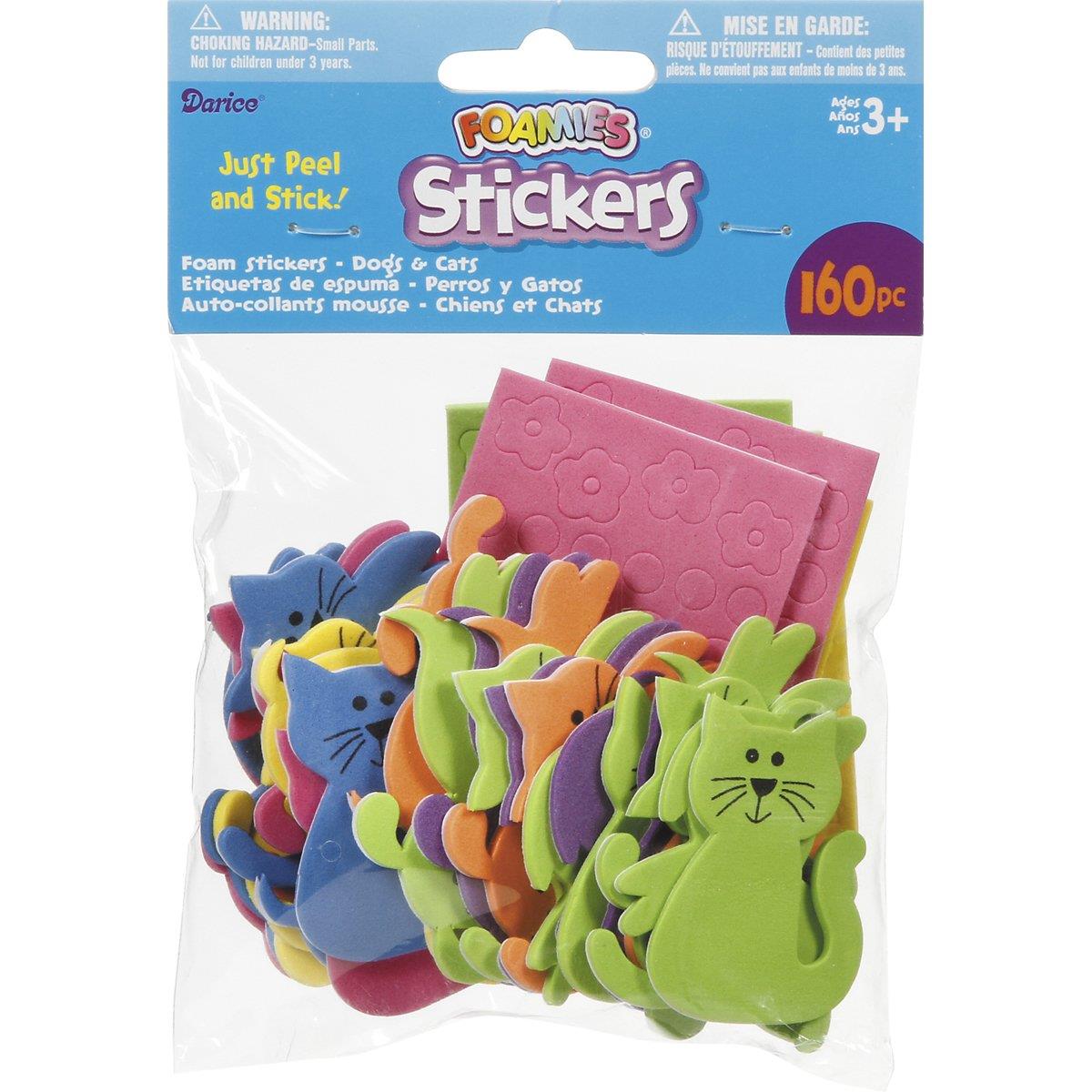 Darice 1028-56 Foam Stickers 160/Pkg