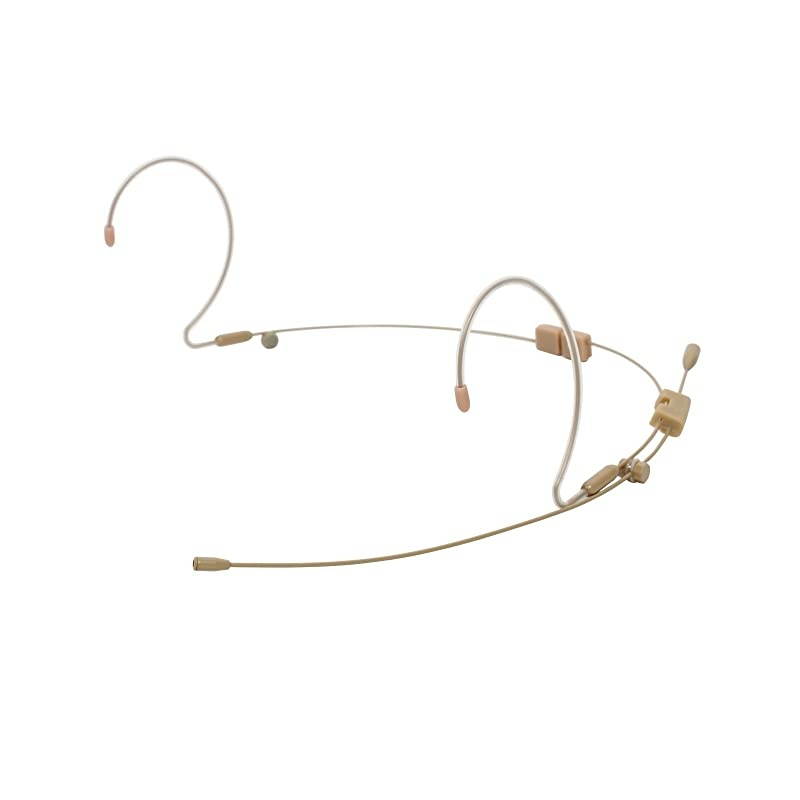 HS-12-SN-TAN OSP Dual Earset Microphone with Cable for Sennheiser