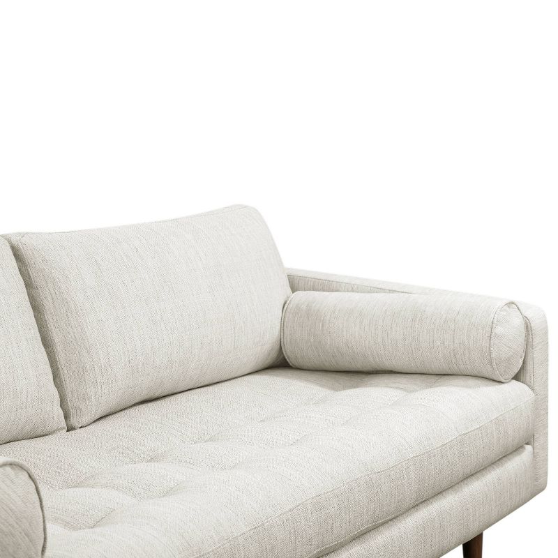 Florence Mid-Century Modern Sofa Bright Ash - Poly & Bark