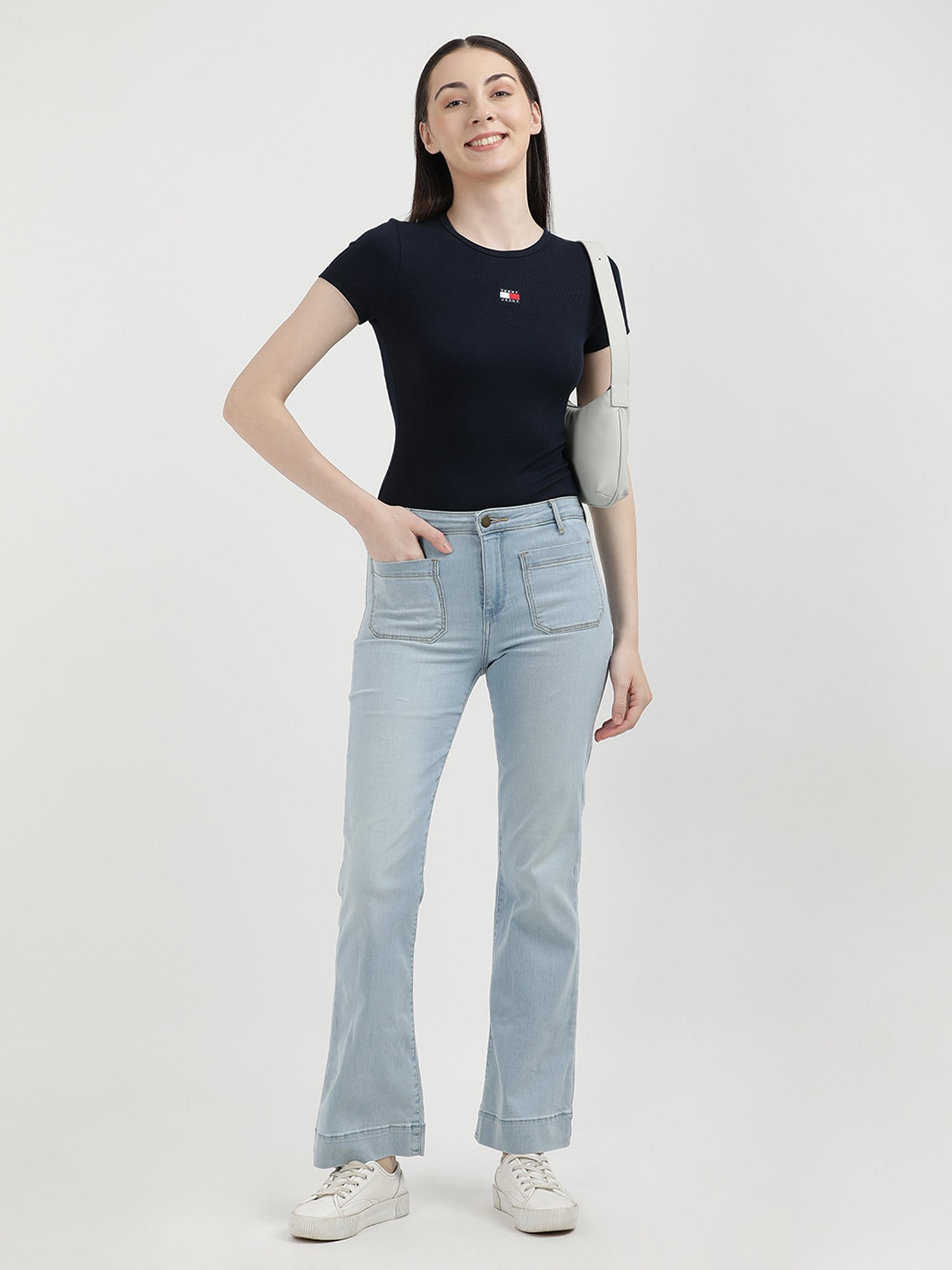 TOMMY HILFIGER Navy Slim Fit T-Shirt