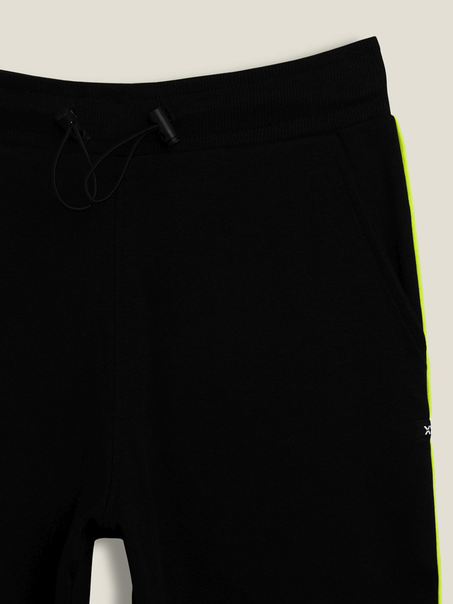 XY Life Kids Black Cotton Relaxed Fit Joggers