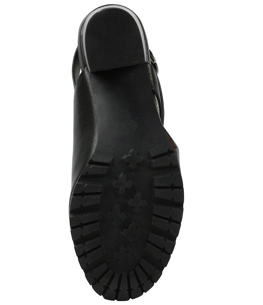 L'Amour Des Pieds Quenton Leather Slingback Sandals