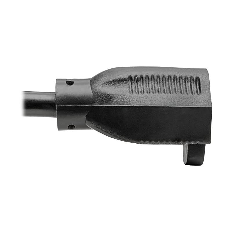 Power Cord Extension Cable Heavy Duty 14AWG 515P to 515R 15A 25 P024025 black