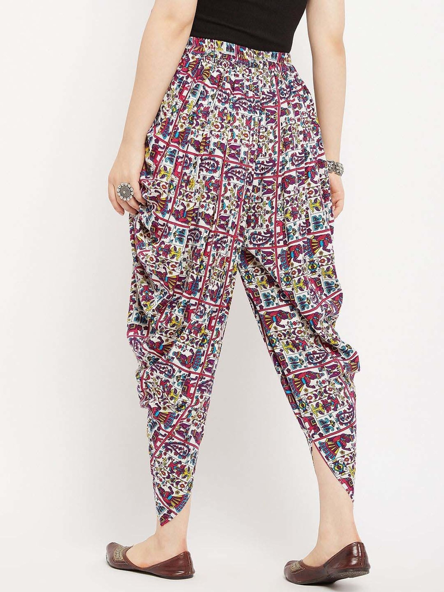 Castle Multicolored Printed Dhoti Pants