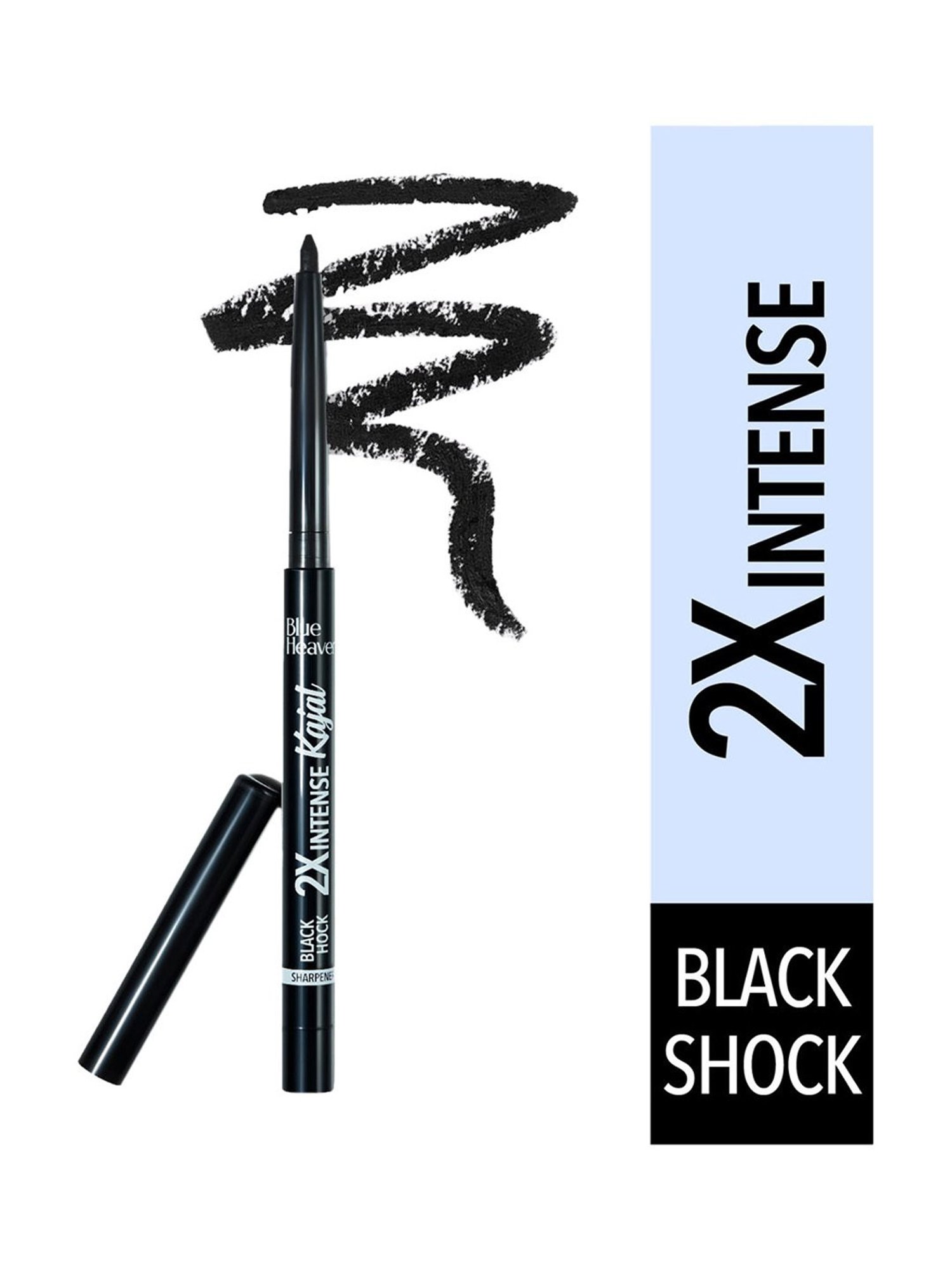 Blue Heaven 2X Intense Kajal Black Shock - 0.31 gm