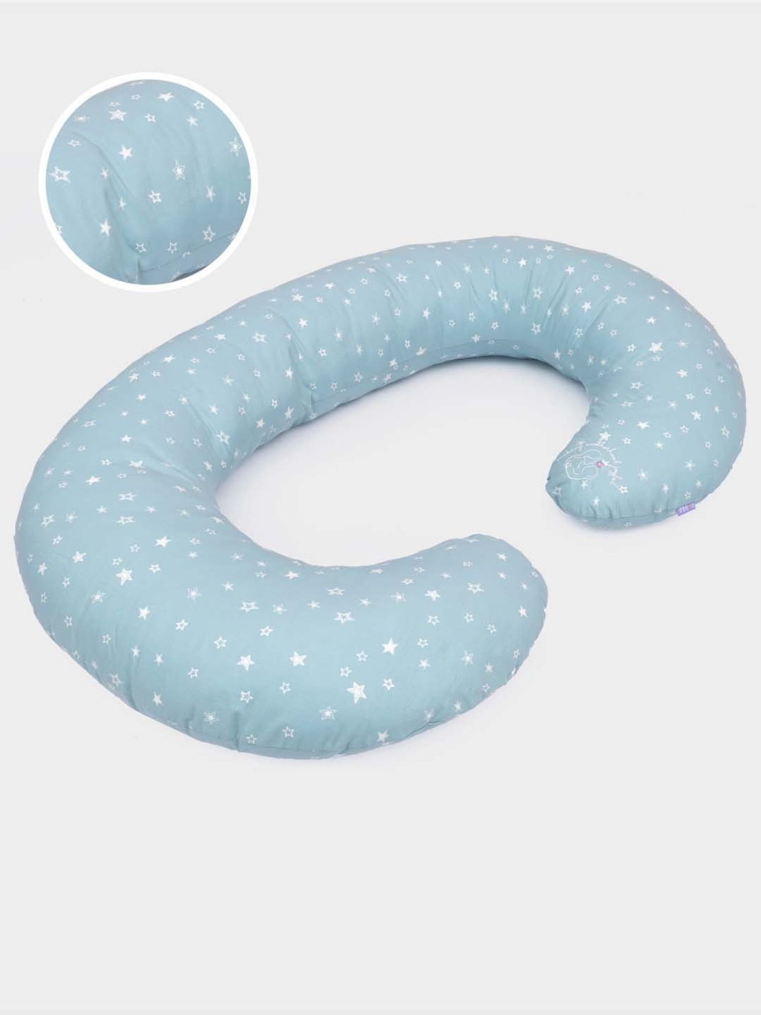 Miarcus Blue Cotton C-Pregnancy Pillow