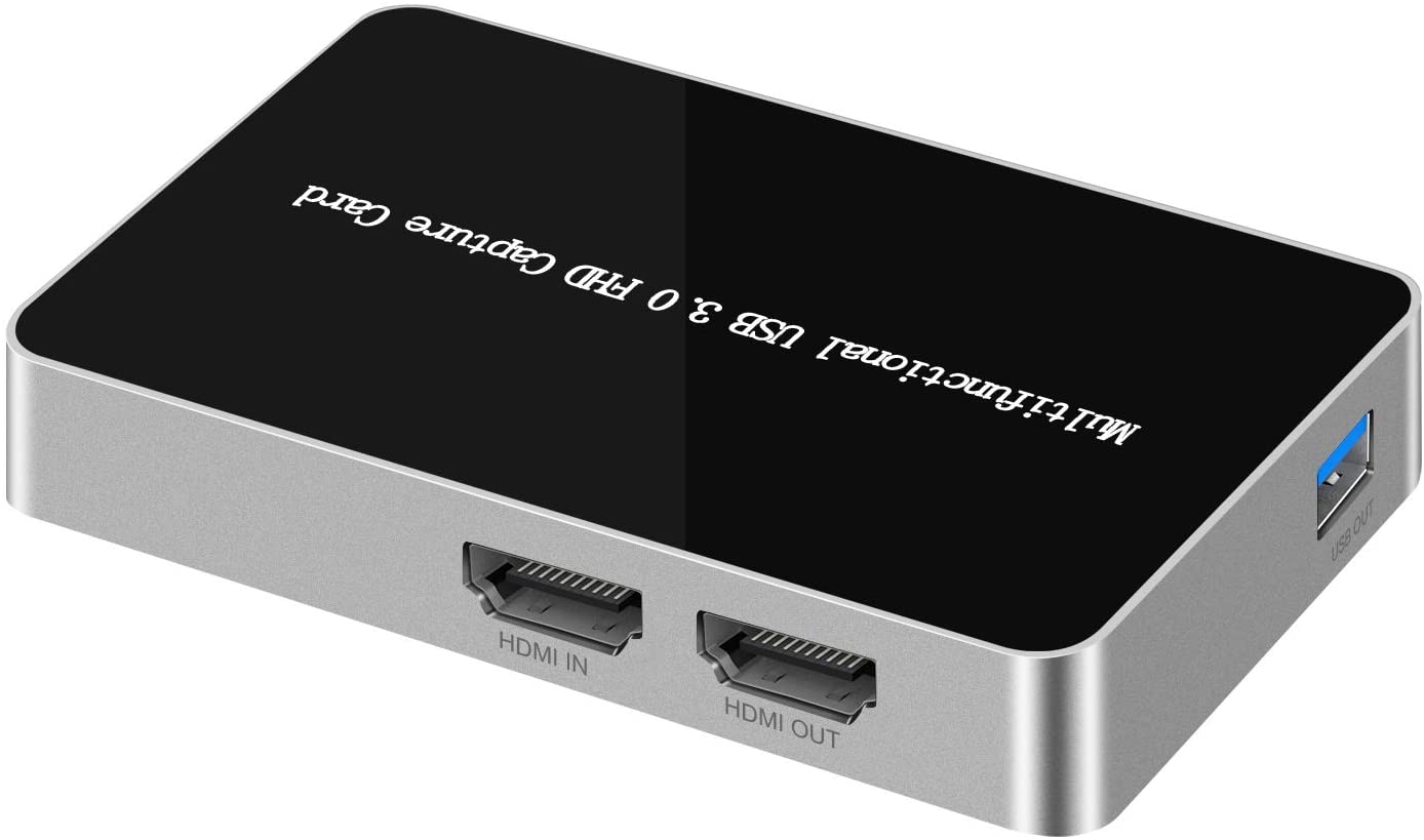 DIGITNOW USB3.0 HDMI/SDI Audio Video Capture Card with HDMI Loop Out for Windows, Linux, OS X (Mac),1080P 60fps Game Dongle Grabber External SDI HDMI Video Capture for Game Streaming Video Recording