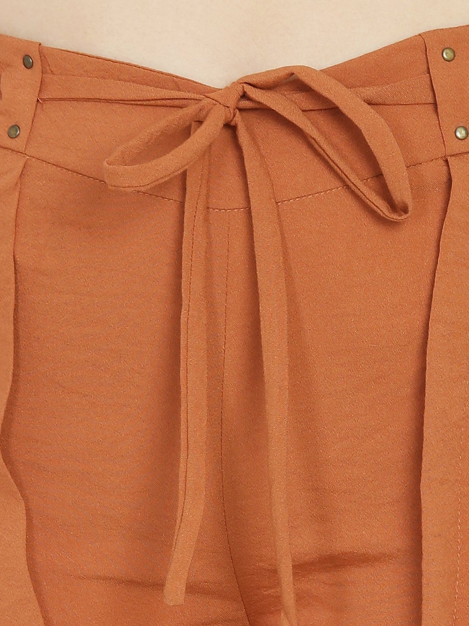 Westwood Rust Cotton Culottes
