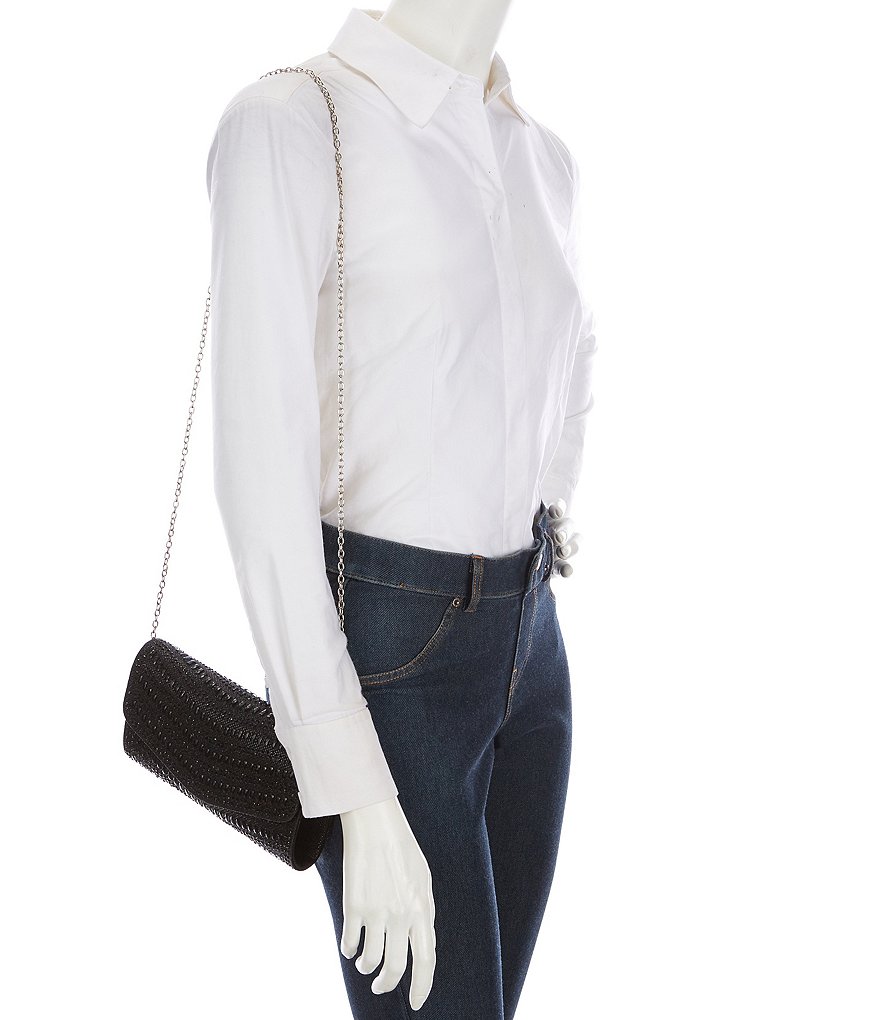 Kate Landry Crushed Crystal Clutch Bag