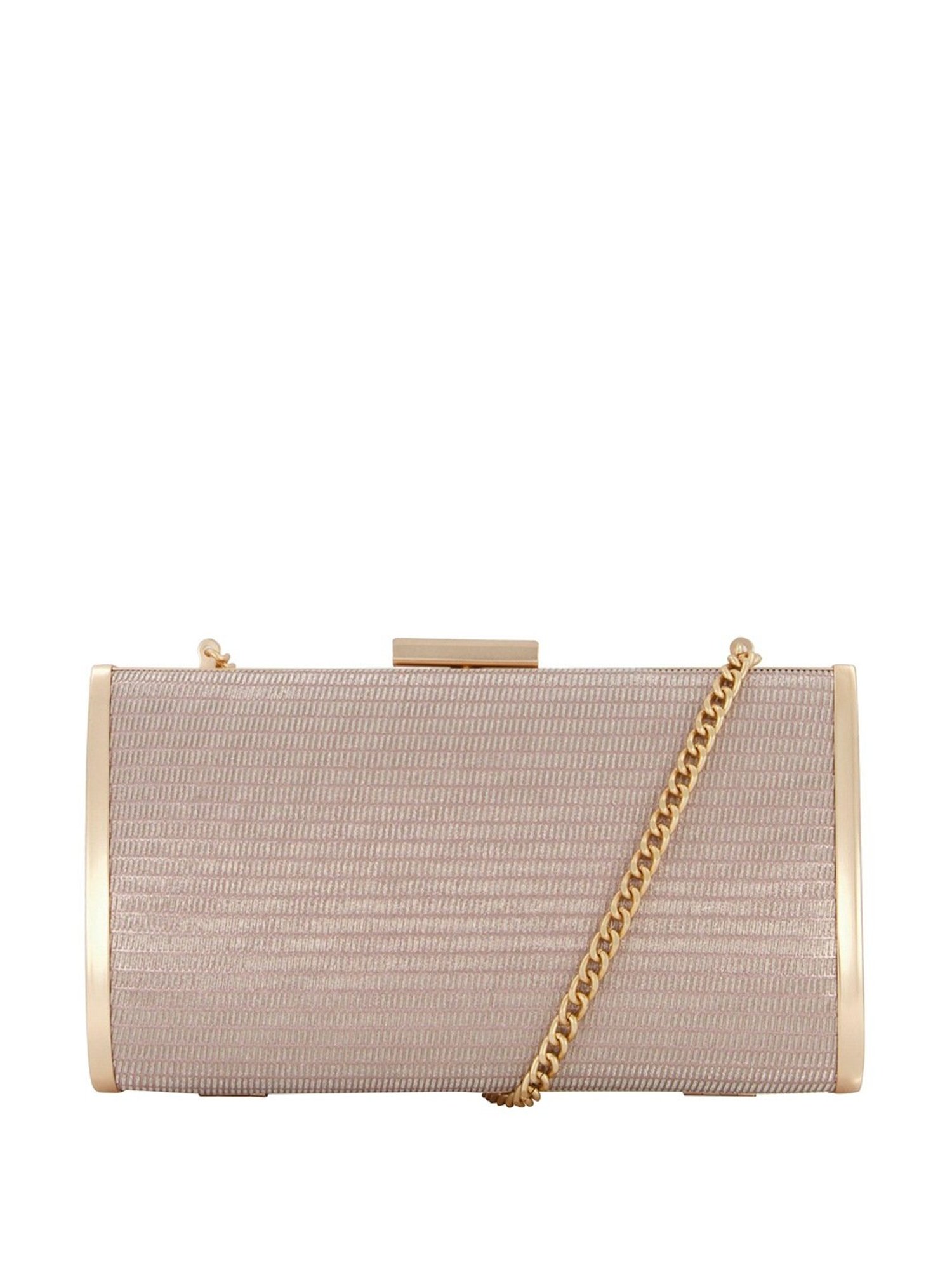 Dune London Blaike Pink Synthetic Clutch