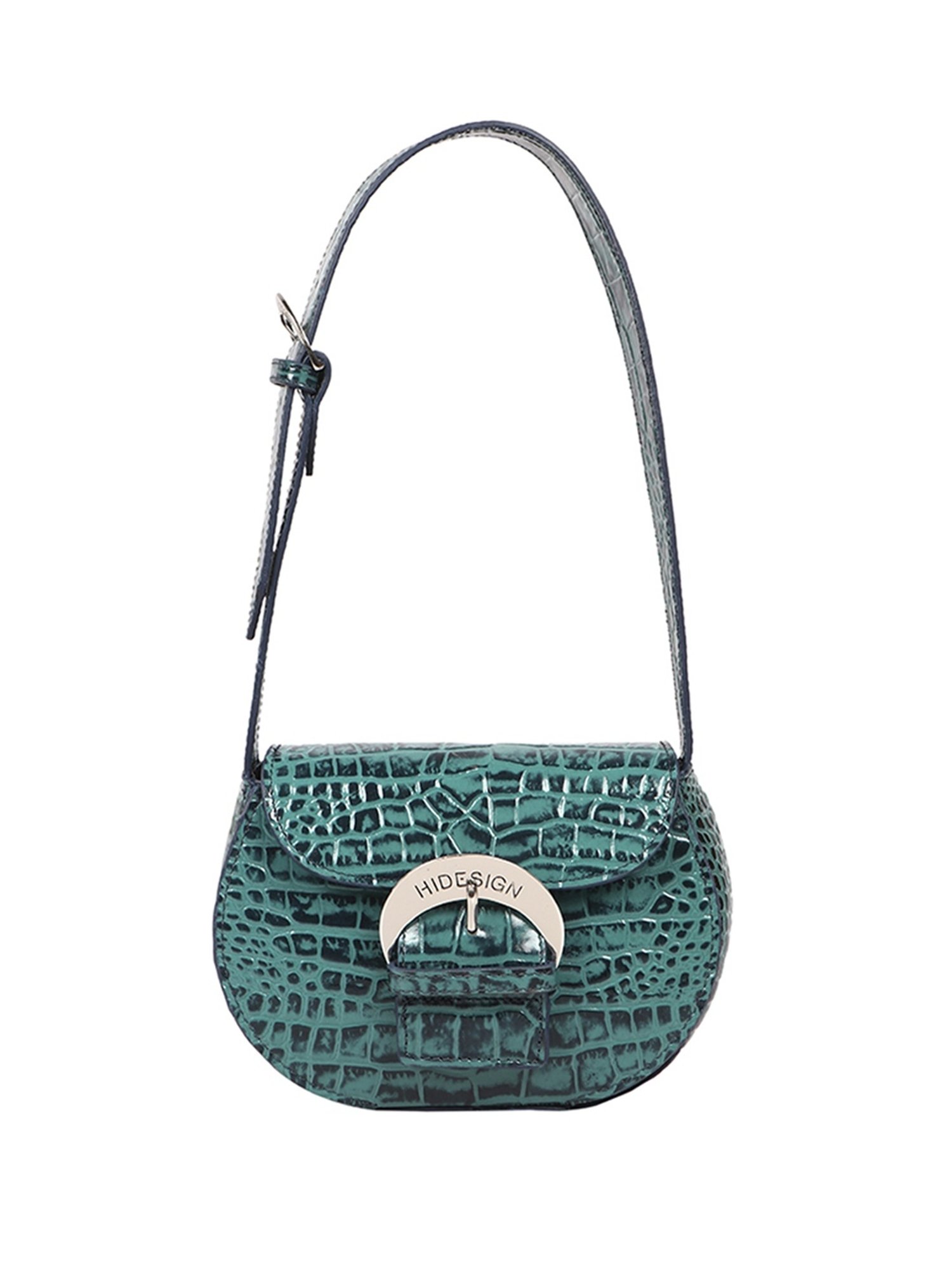 Hidesign Eoss Rivoli Leather Textured Shoulder Handbag